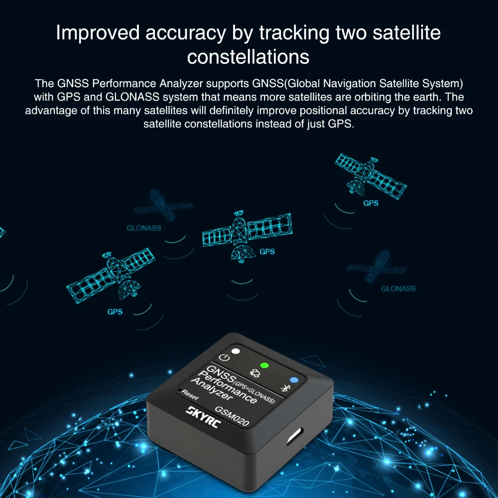 SKYRC GSM020 GNSS Performance  - Drone Rc Gps recension och pris
