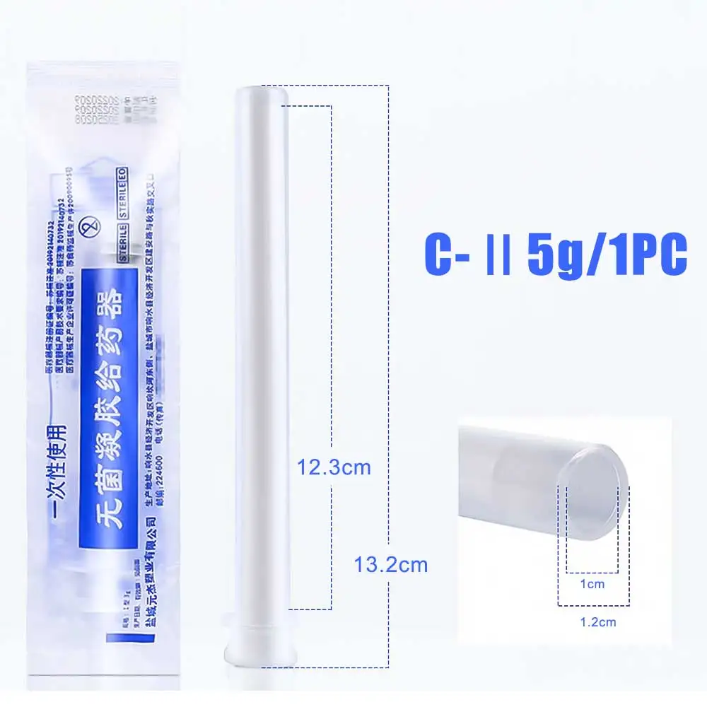 1 pz Applicatore vaginale Lubrificante Iniettore Siringa Lubrificante Monouso Anal Cavità Nasale Applicatore Lanciatore Butt Plug Assistenza Sanitaria