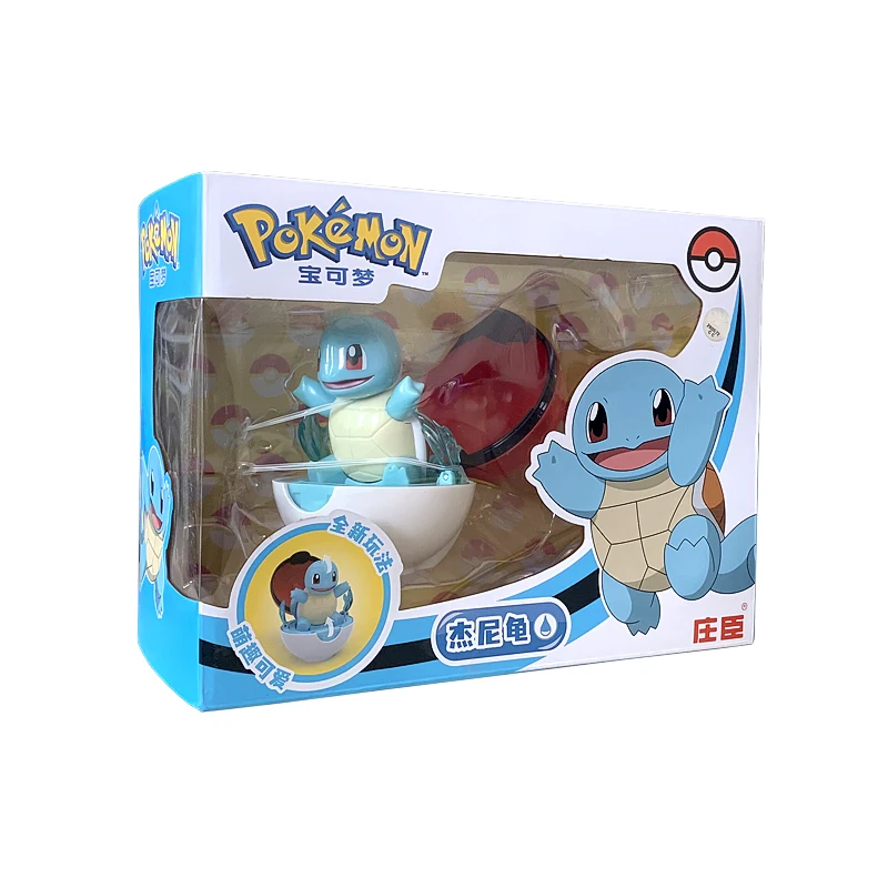 Latest Style Pokemon Pocket Monster Pokeball Deformation Toy Pikachu Charizard Bulbasaur Meowth Squirtle Anime Figure Model Gift