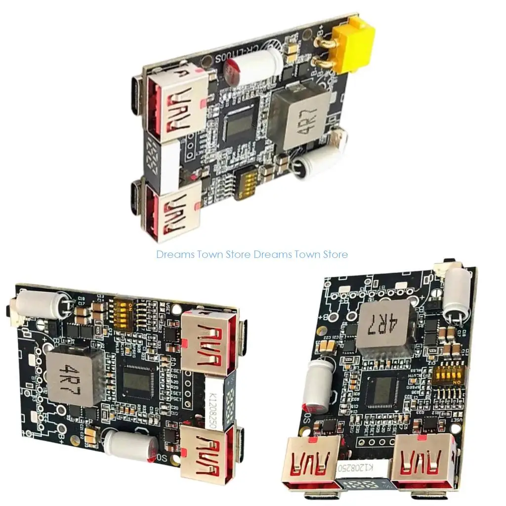 

HX6A 2-7S 100 Вт Модуль быстрой зарядки Мобильная материнская плата Поддержка PD2.0 3.1