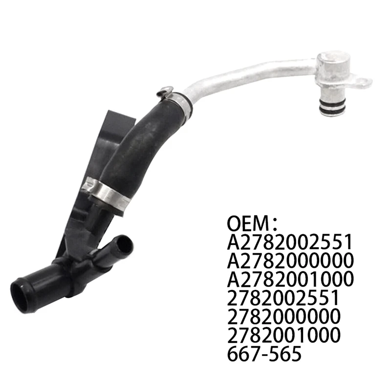 Driver Left Turbocharger Coolant Pipe For Mercedes Benz X166 W166 GL450 ML550 2012-2018 2782000000 A2782002551