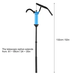 Lever Action Barrel Drum Pump Hand Tools Lever Action Barrel Drum Pump Manual Adjustable 55 Gallons for Conveying Fuel Liquids