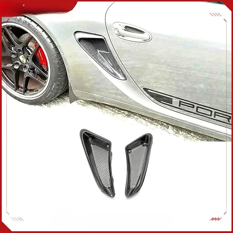 For Porsche Cayman 987 Carbon Fiber Modification, Side Trend Type 2 Side Intake Replacement