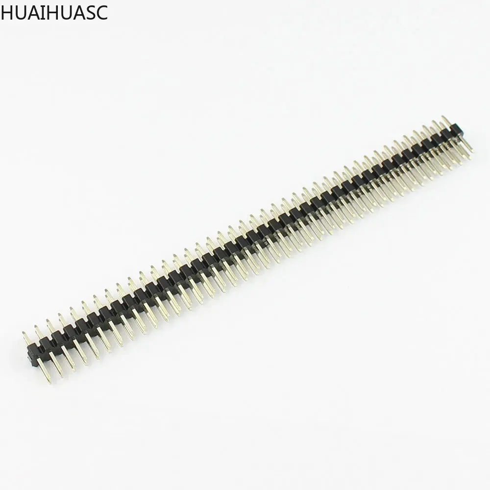 50pcs 2mm 2.0mm Pitch 1x40 2x40 40 Pin Header Strip Male Connector Straight Single Double L 8.7mm 12mm 15mm 17mm 19mm 20mm 21mm