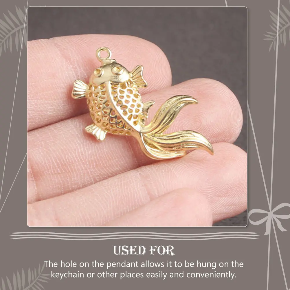 

3Pcs Delicate Brass Keychain Pendants Retro Decoration Accessories