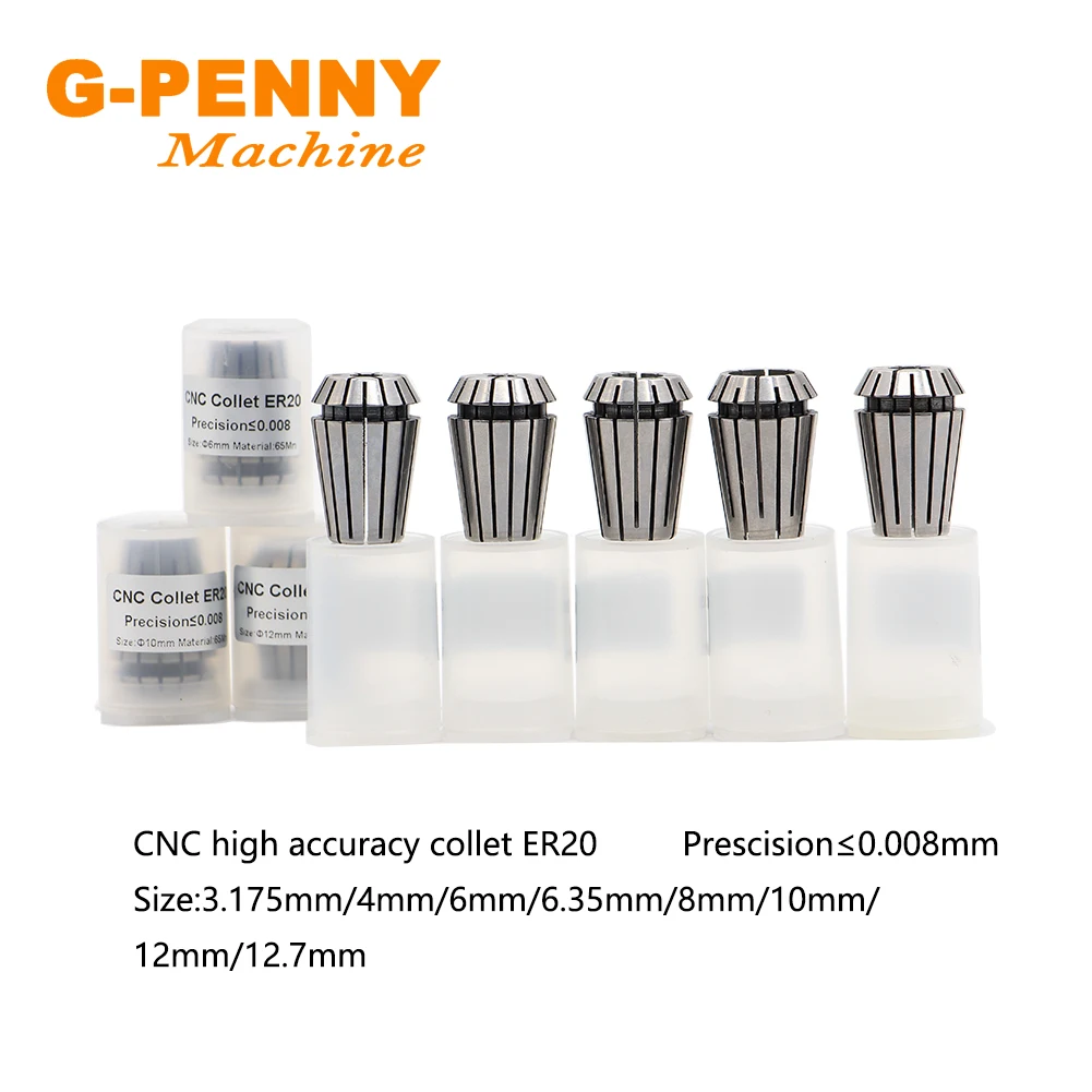 G-PENNY Machine 2.2KW ER20 D80 Water cooled spindle Motor 220v/380v 2.2KW Frequency VFD & 80mm Clamping bracket 75W water pump