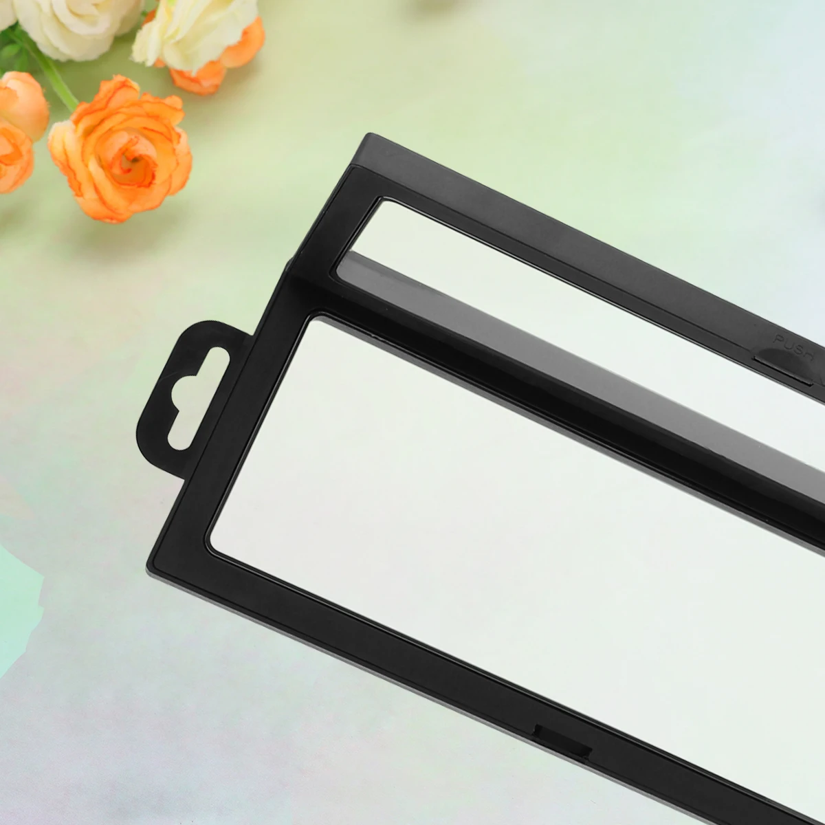 

2 Pcs Transparent Display Stand PE Jewelry Necklace Storage Rack Organizer Floating Holder Clear Frame Plastic