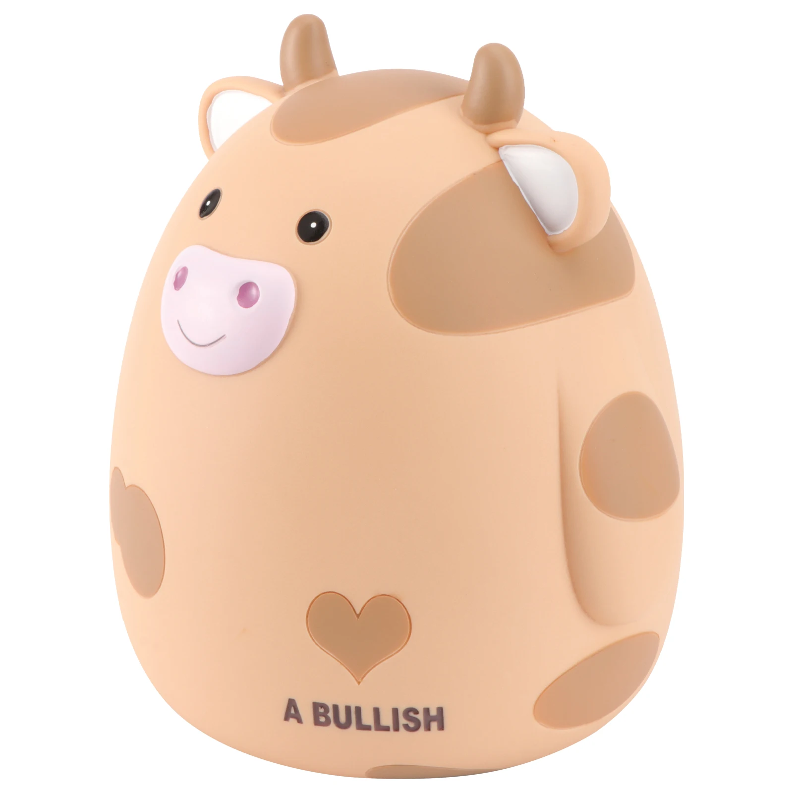 1 pçs forma de gado banco de moedas material de alta qualidade bonito dos desenhos animados bezerro design crianças pote de poupança de dinheiro para armazenamento de mudança diária novo