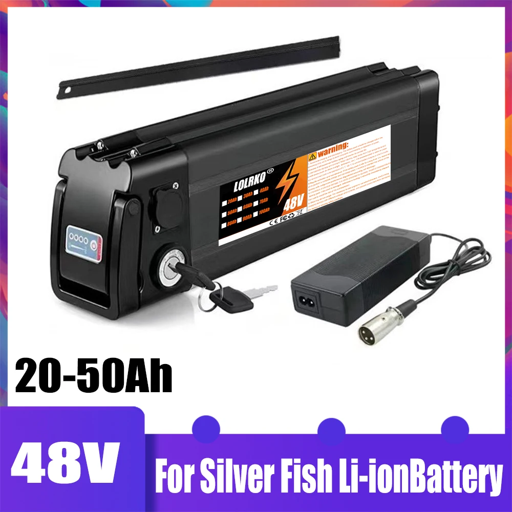 

Air freight, 48V 50Ah, multiple capacity options, for Silver Fish 250W-1000W motor lithium battery pack