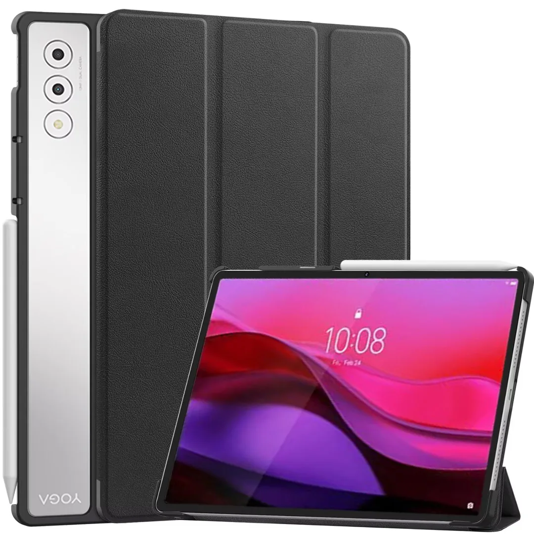 

Чехол Lenovo Yoga Tab Plus 12,7 дюйма — YOGA Pad Pro Tri-Fold Smart Hard Shell Cover с автоматическим пробуждением и сна