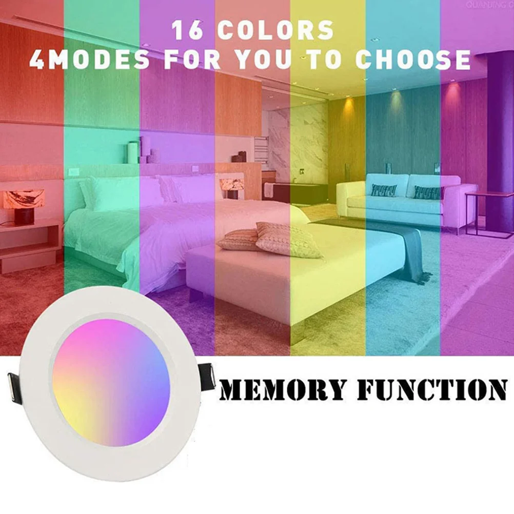 

Dimmable Led Downlight 6W 2700K-6500K Recessed Ceiling Light For Living Room Bedroom Kitchen Bathroom Round Lamp Aluminum