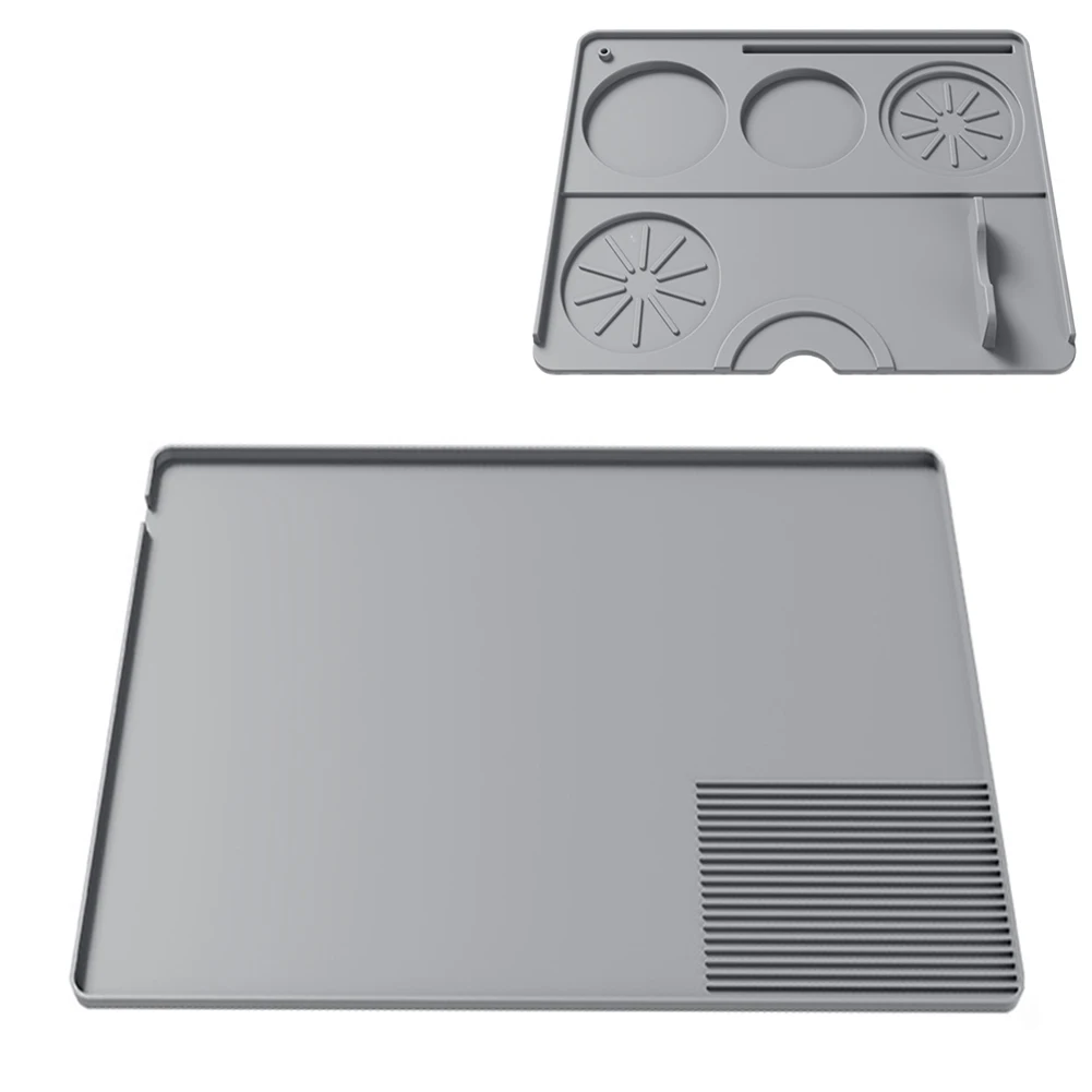 Drainage Coffee Mat Espresso Tamper Pad Kitchen Cleanup Easy Cleanup Innovative Drainage Design Multi-Purpose Utility