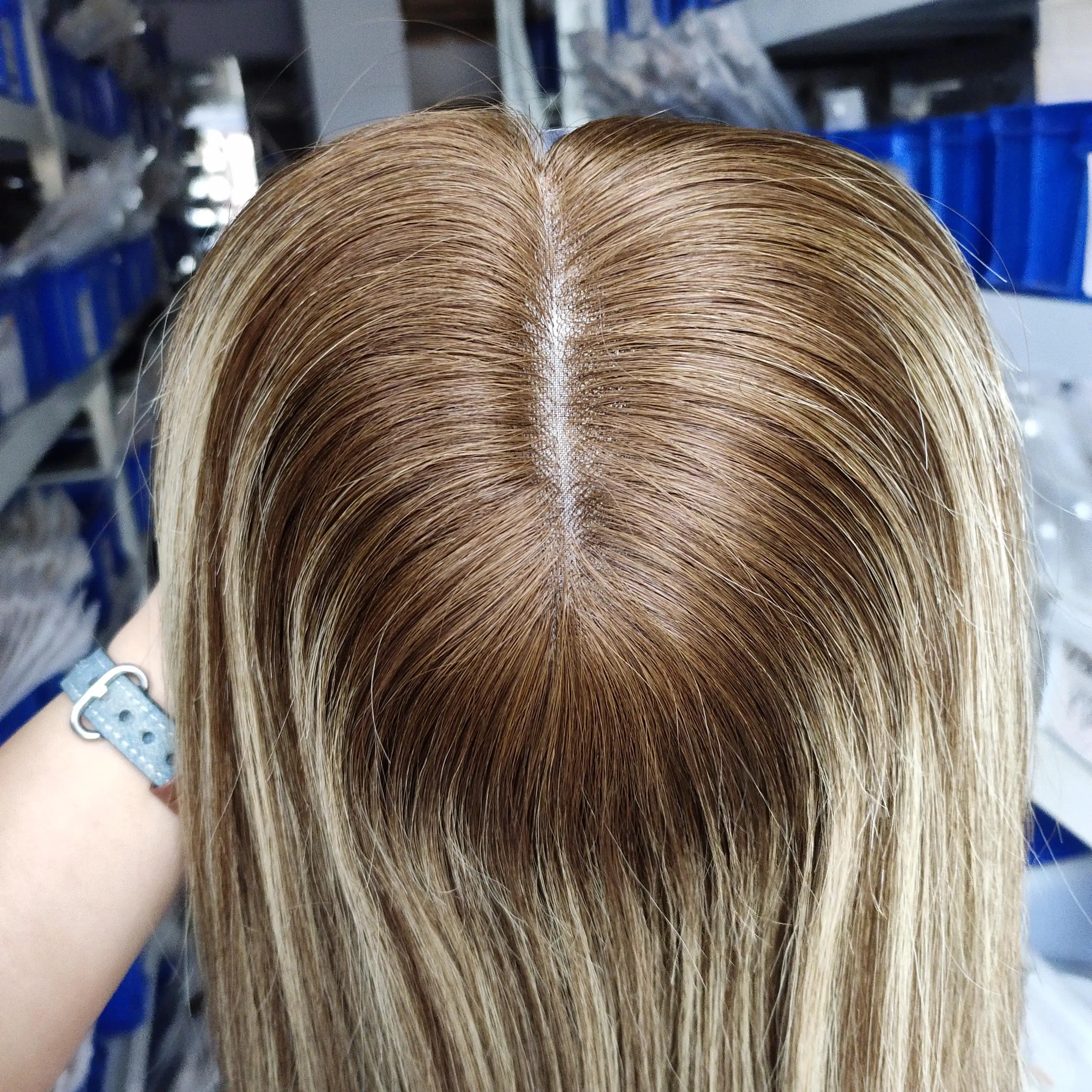 Moresoo Maagdelijk Haar Topper Menselijk Haar 12 Maanden Maagd Haar Stuk Hoge Kwaliteit Braziliaanse Haar 6*7Inch Basis Voor Vrouwen Haarstuk