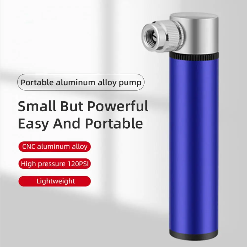 Bike Accessories Portable Bike Pump High Pressure Mini Size Compact Bicycle Pump 120psi Handheld for Bikes for On-the-go