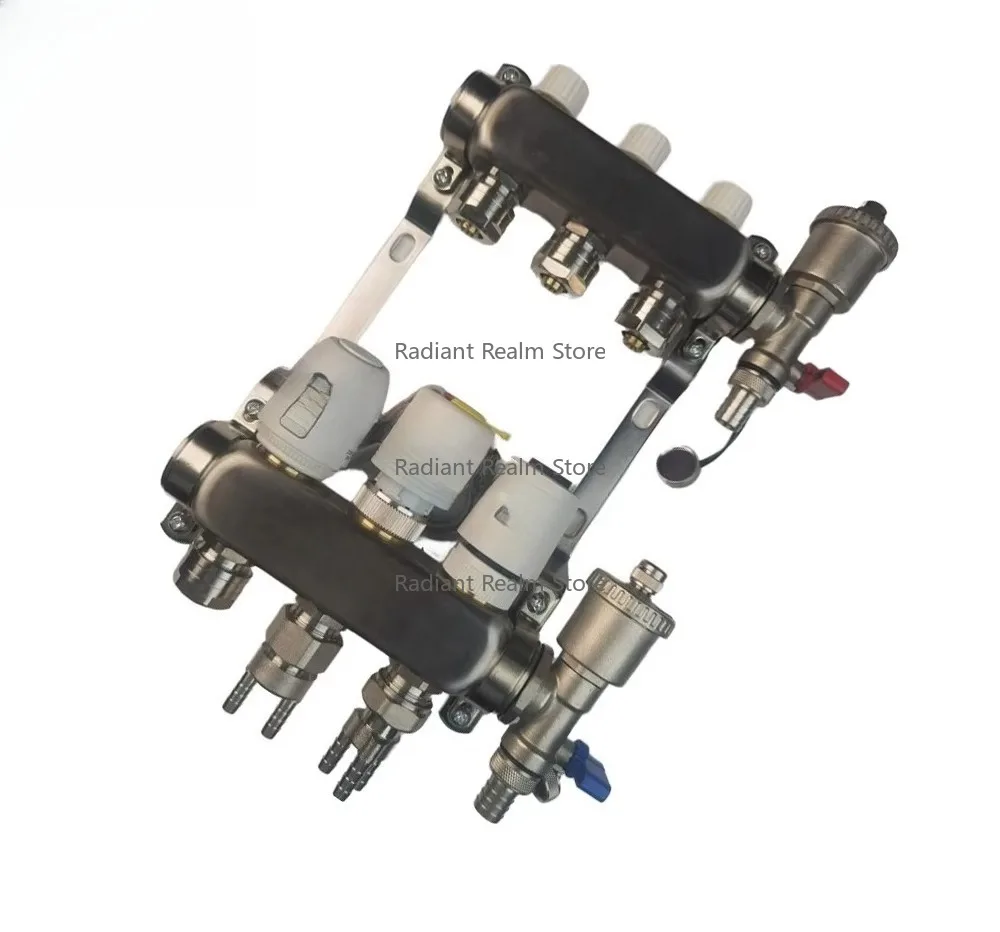 

Современный излучающий коллектор теплого пола 220 В, система HVAC, системы контроля напольного отопления и детали с счетчиком воды