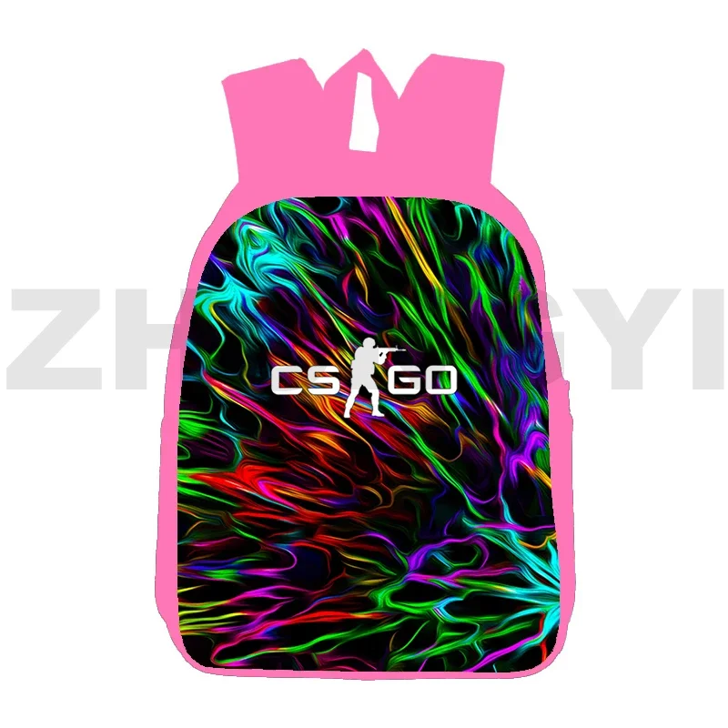 

Popular Merch Shooting Game CS GO 3D Backpacks Women Travel Bag 12/16 Inch Teenager Harajuku Anime Japanese Bag Kids Book Bags