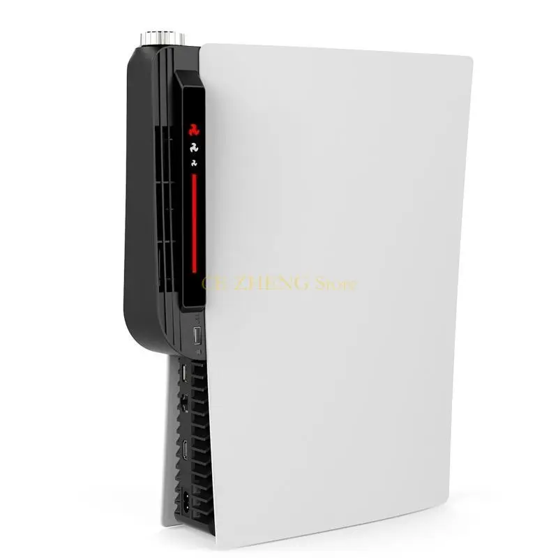 Kipas Pendingin Host Konsol E56B dengan Lampu Indikator Tingkat Kipas Antarmuka USB yang Diperpanjang