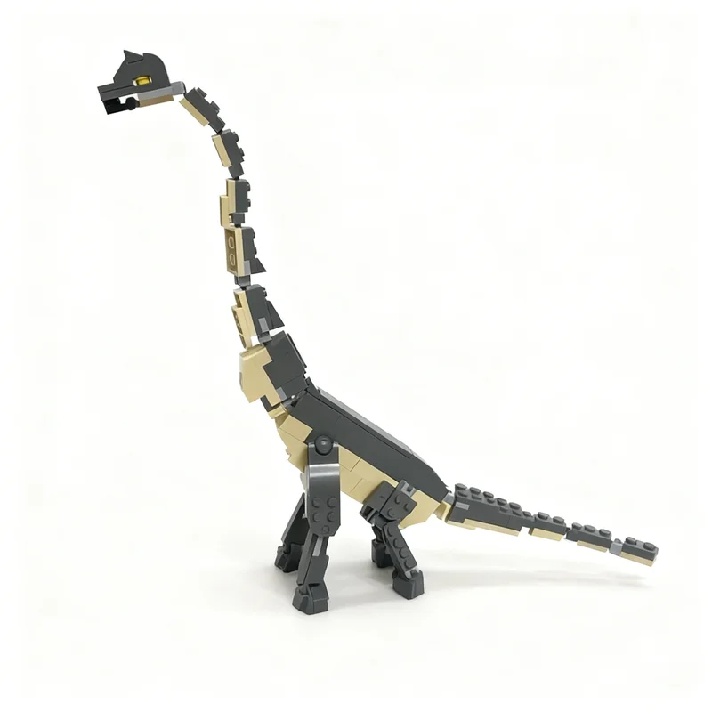 188 pièces MOC Jurassic Park Brachiosaurus Modèle de blocs de construction Architecture Cadeaux de Noël Jouets DIY Éducation Idée créative