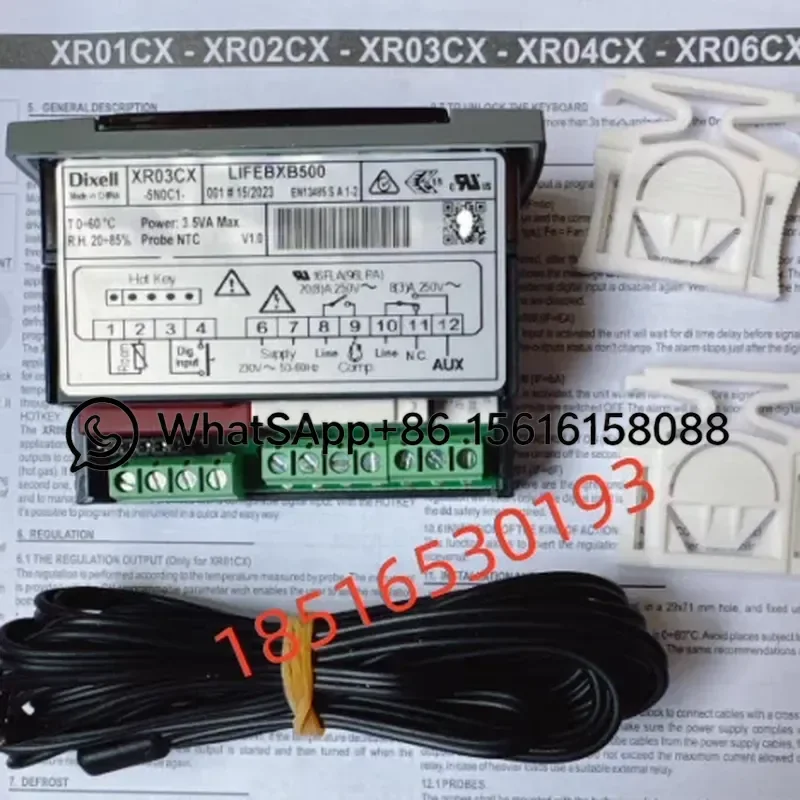 Copeland Wheel Dixell Elf Electronic Thermostat XR03CX Digital Temperature Controller Refrigeration Cooling Heating Regulator