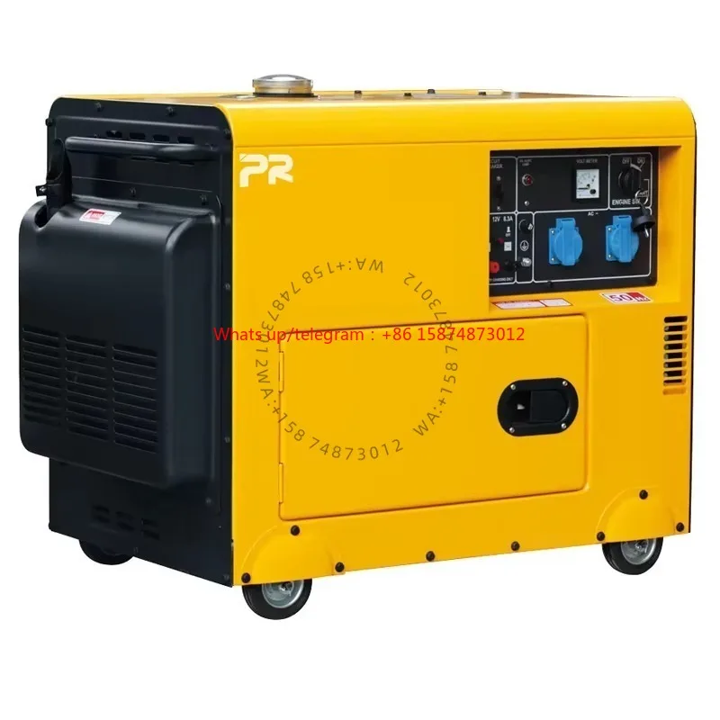 

5 кВт: Большая акция! Портативный бесшумный дизельный генератор 5 кВА