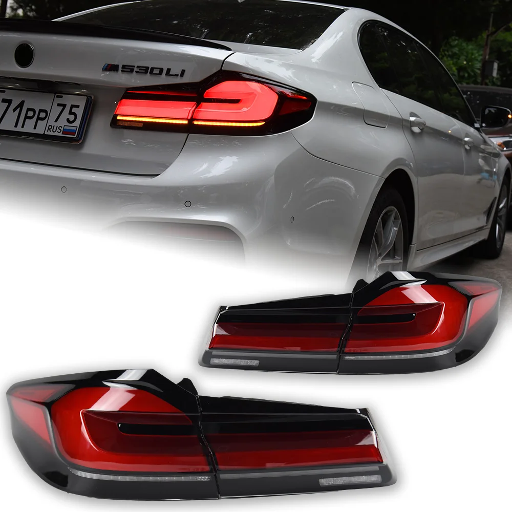 Car Lights for BMW G30 LED Tail Lamp 525i 530i 535i 540i G38 Tail Light M5 F90 Drl Rear Stop Brake Animation Start Automotive