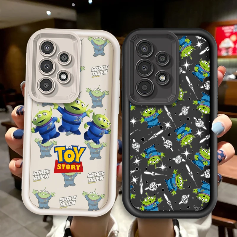 Disney Three-eyed Boy For Samsung A73 A71 A54 A53 A52 A51 A33 A32 A21S A14 A13 A12 A03 A04 A05 5G Eye Ladder Back Phone Case