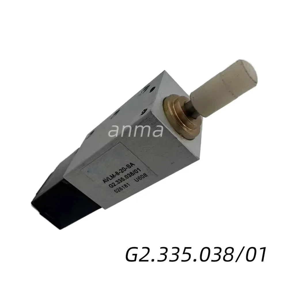 Coude en métal SM52, jauge avant, cylindre en papier, électrovanne G2.335.038, pièces de rechange pour Machine d'impression, 1 pièce