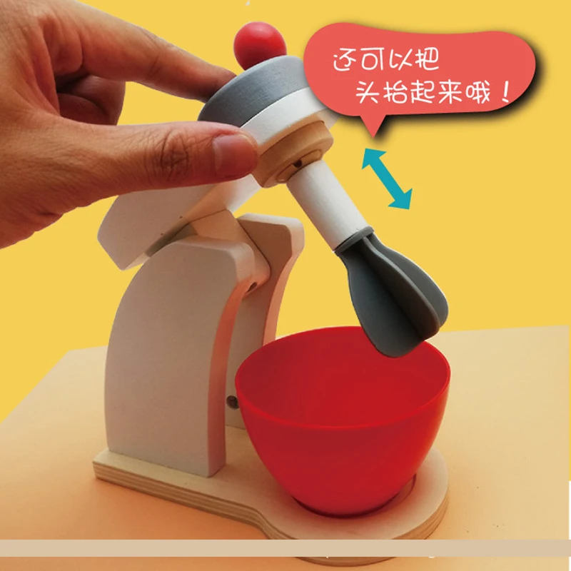 Play House ของเล่นไม้ผสมอาหารเช้าผสมน้ําชายามบ่ายการศึกษาจําลองของเล่นเด็ก Chef ของเล่น P604