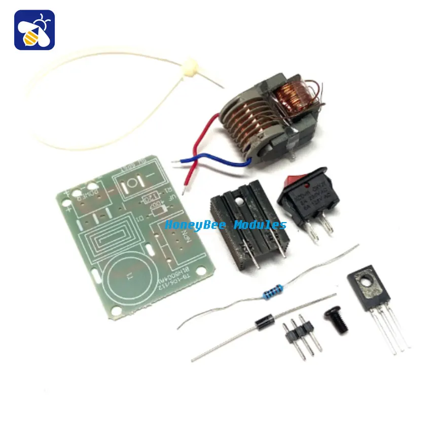 15KV Inverter Generator Ignition Coil Module DIY Kit DC 3.7V-4.2V Fire Coil Module