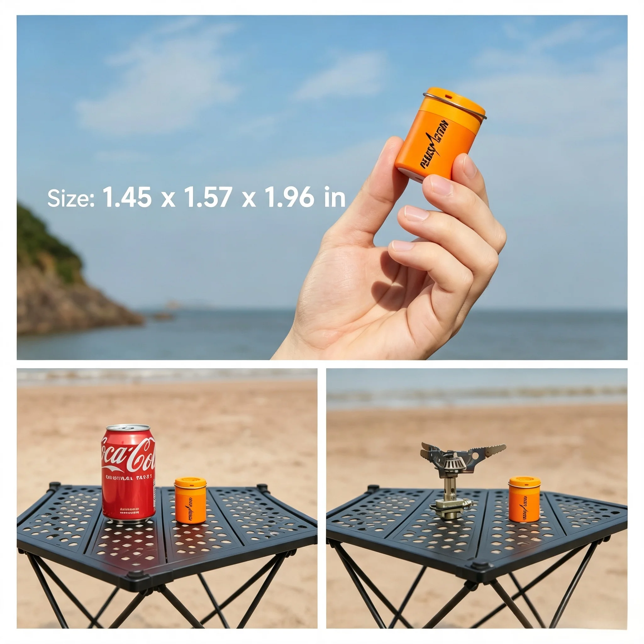 Mini Tragbarer Luftkompressor mit LED-Licht Typ-C Wiederaufladbare Leichtgewichtige Pumpe für Outdoor-Camping – Detail 14