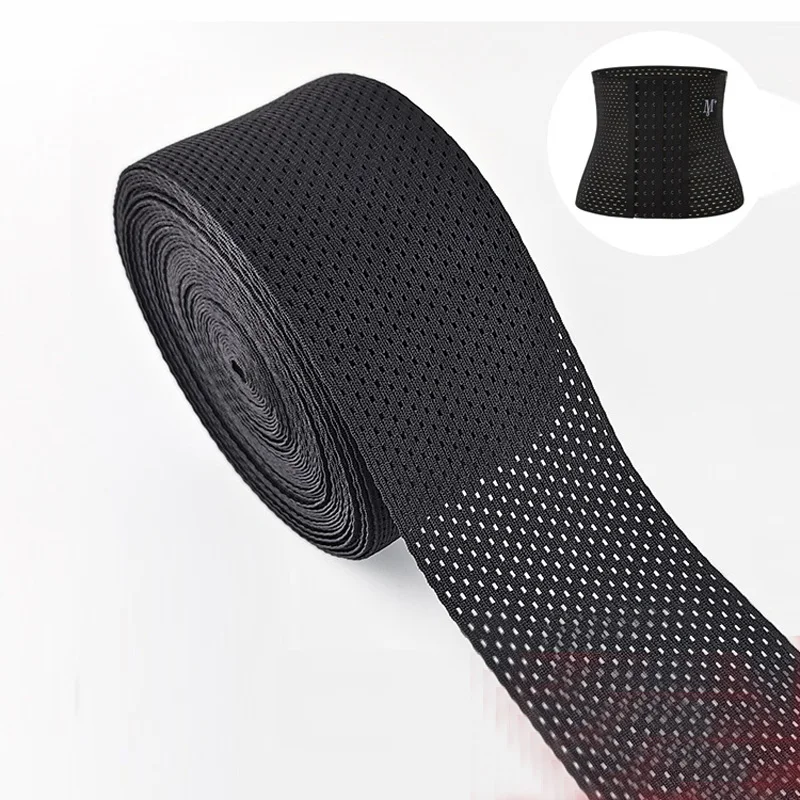 5CM/7.5CM/10CM Wide Black Nylon Highest Elastic Bands Garment Trousers Sewing Accessories