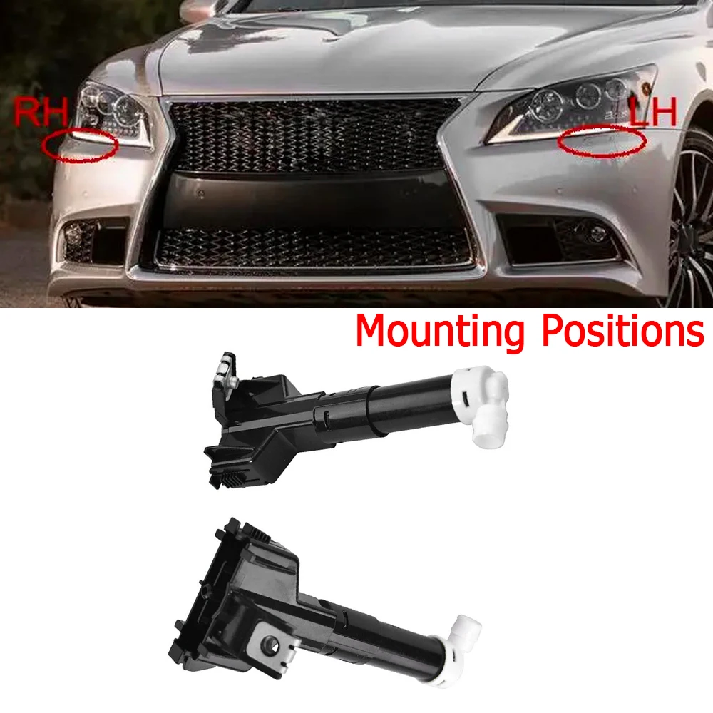 

Левая и правая насадка для омывателя фар для Lexus LS460 LS600H 2013-2017 85207-50110 85208-50110