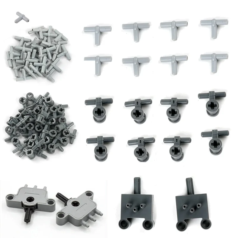 Części do klocków konstrukcyjnych z technologią przełączników pneumatycznych 47223 19474 Zestaw złączek Model Zabawki Klocki MOC Akcesoria zamienne