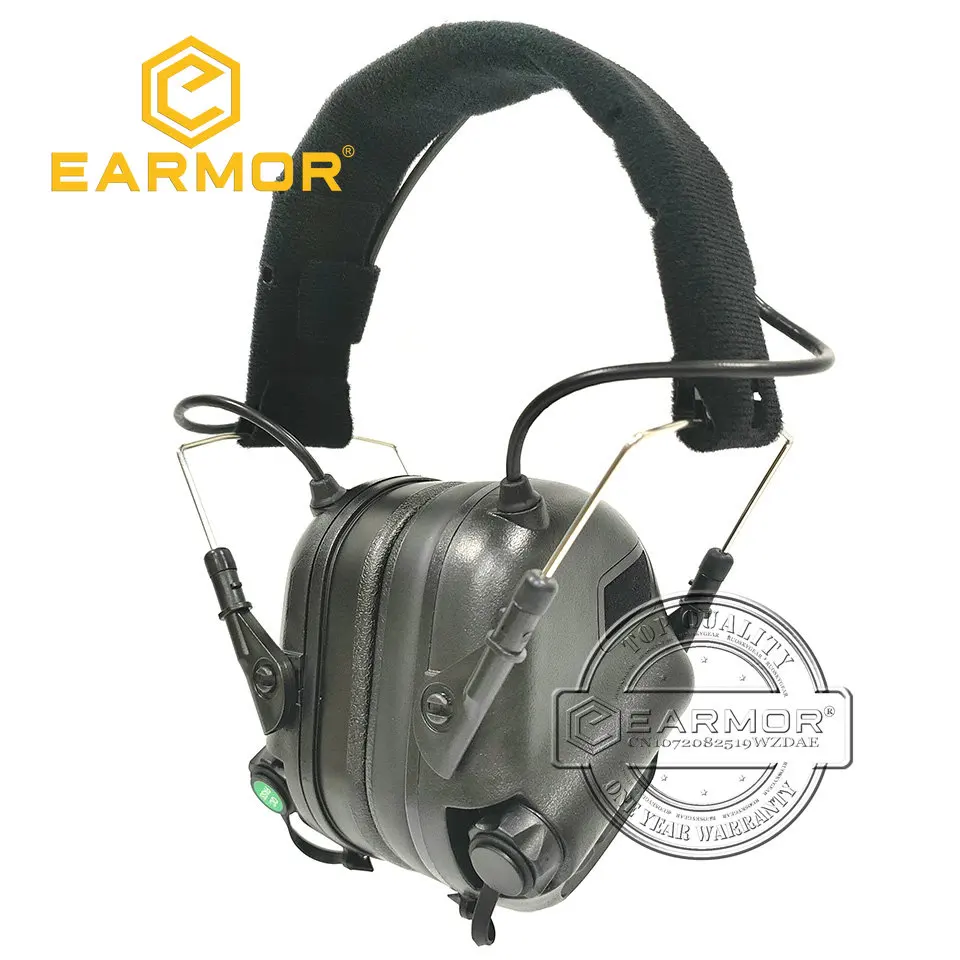 

EARMOR M31 MOD4 Black Military Tactical Headset New Headband Shooting Noise Clearance Aviation Headphone Hearing Protector