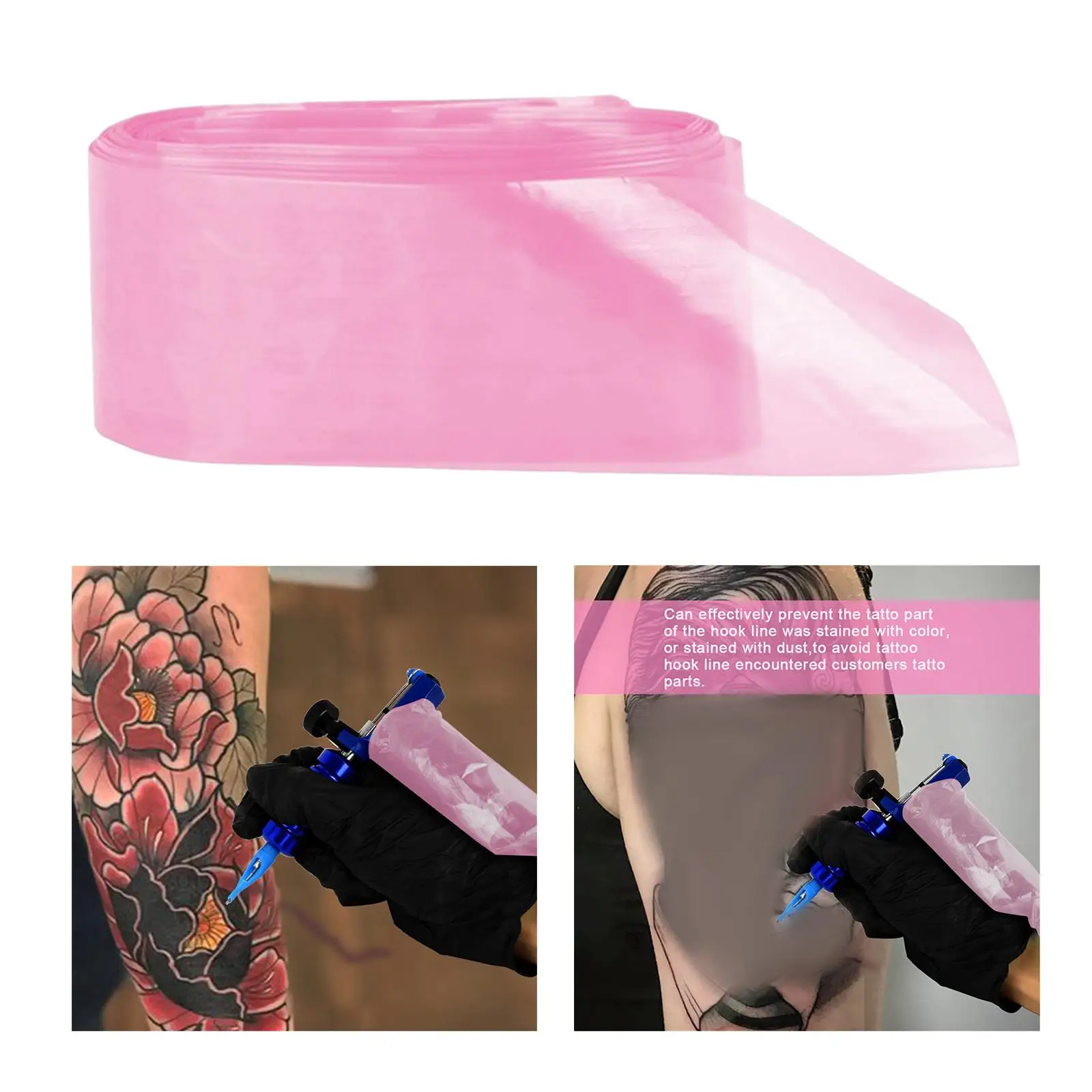 Kit per la pulizia della macchina antipolvere con manicotti monouso rosa