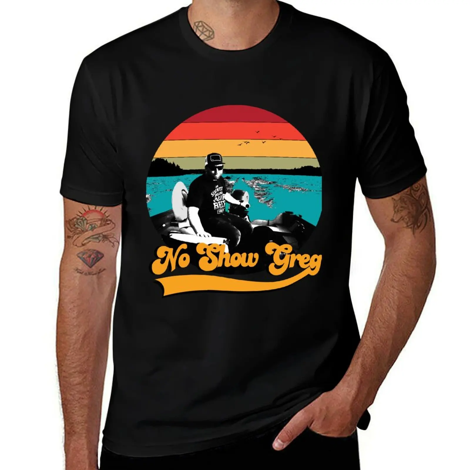 

No Show Greg T-Shirt essential t shirt baggy shirts rapper graphic tees plus size men clothing