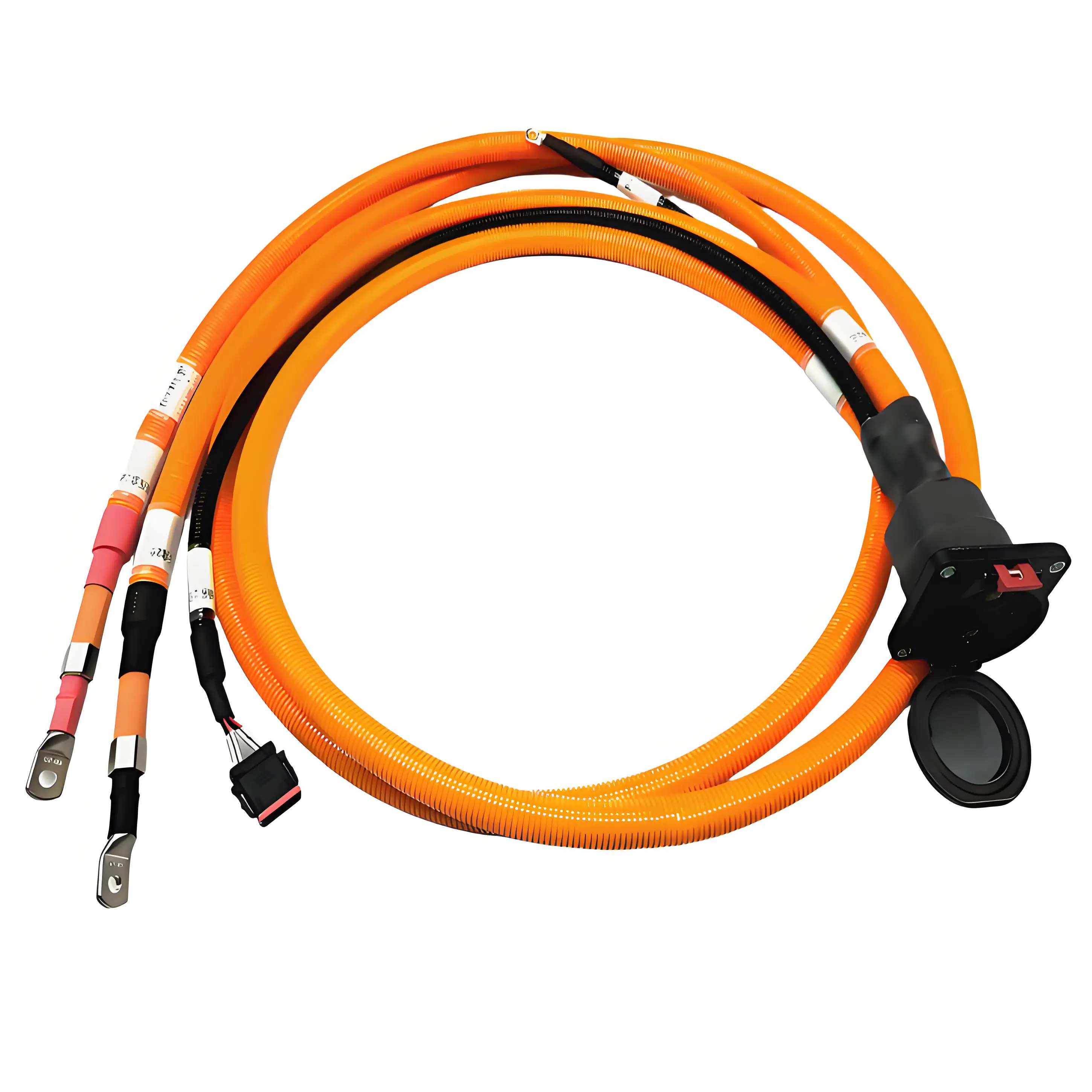 

Voltage AC1000/DC1500V EV Cable Assembly Charging Port Wiring Harness 3000mm For Electric Construction Vehicles