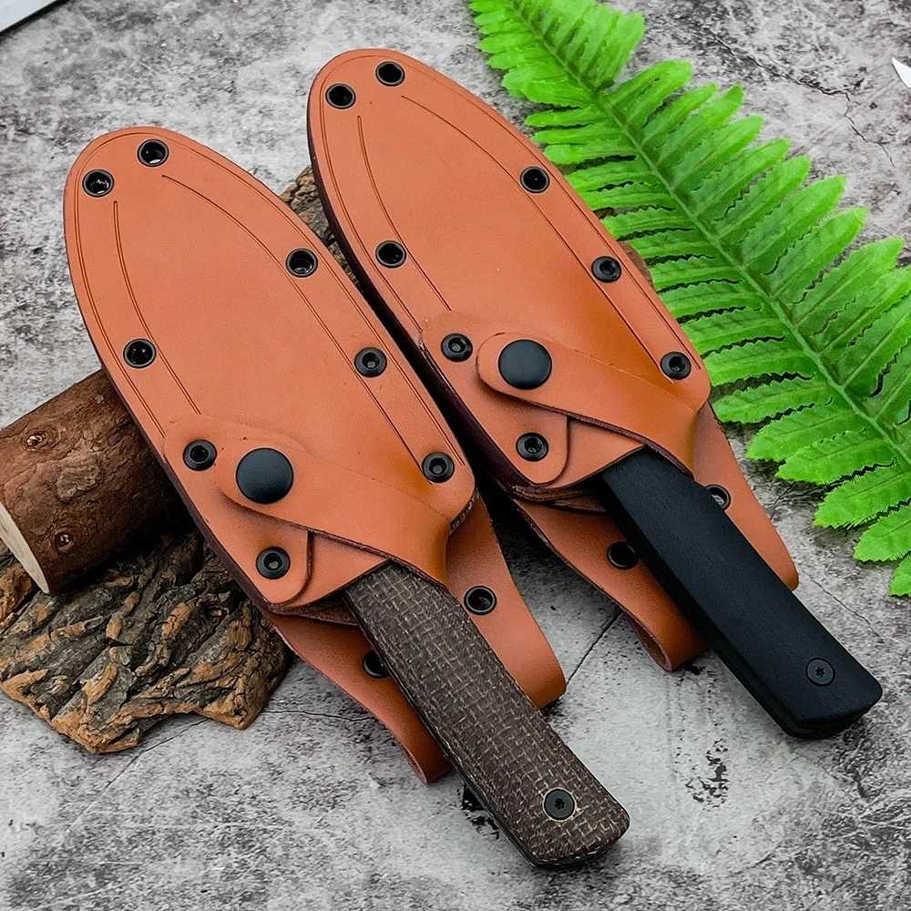 صلابة عالية في الهواء الطلق EDC التخييم شواء سكين المحمولة البرية مغامرة بقاء الصيد سكين جيب أدوات الإنقاذ الغابة #6