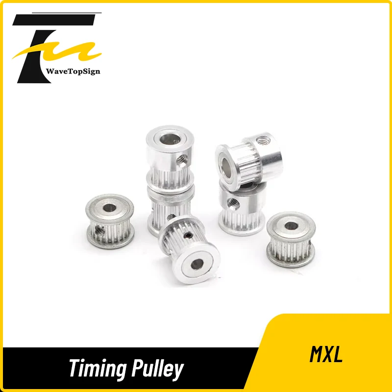 Timing Pulley MXL Gear Pulley Synchronous 20 Teeth Width 7/11/15mm Bore 3.175-8mm for DIY CO2 Laser Engraving Cutting Machine