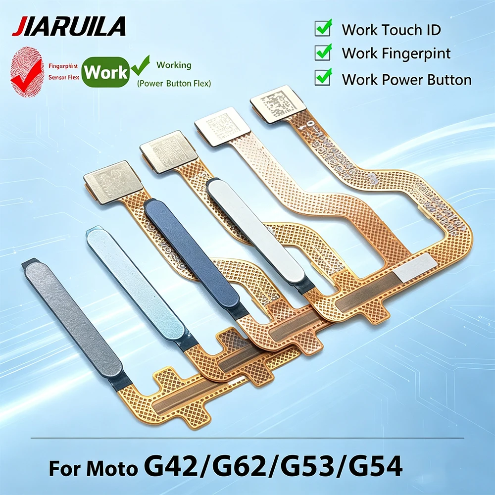 Tested Well For Moto G42 G62 G53 G54 5G Power Home Button Menu Return Key Fingerprint Touch ID Recognition Sensor Flex Cable