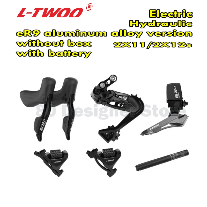 Gruppo elettronico LTWOO eR9 2x11s, gruppo elettronico stradale, batteria sostituibile, programmazione APP, strada elettronica eR9 2 x12s