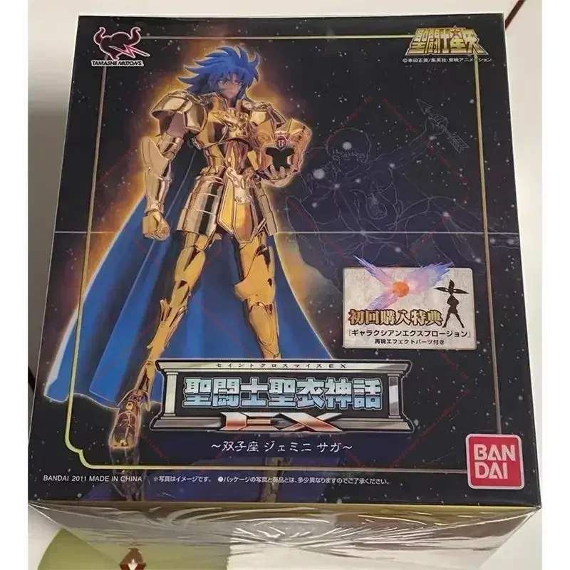 In Stock BANDAI Saint Cloth Myth EX Gemini Saga Gemini Charon Revival Edition Saint Seiya Anime Character Model Toy