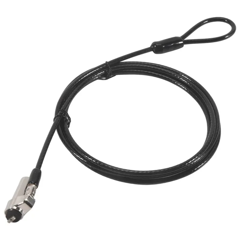 

Компьютерный замок ABDW, замок для ноутбука, подходит для нанозамкового отверстия 6 мм x 2,5 мм, для ноутбуков HP, замок с ключом, прочный, простой в использовании.