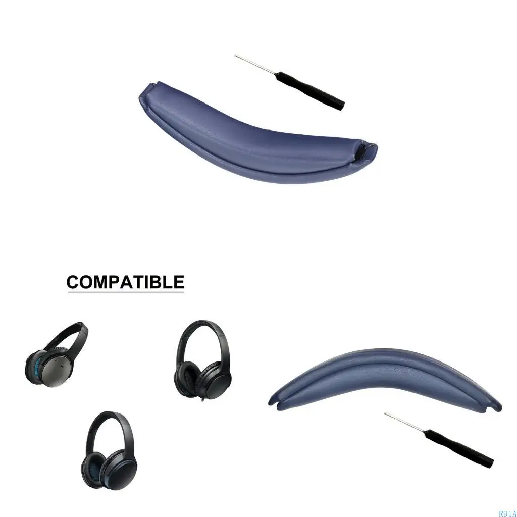 Đệm băng đô nghe R91A cho QC25 AE2 giúp tăng cường bề mặt không trượt thoải mái và vật liệu da protein dài cuối cùng