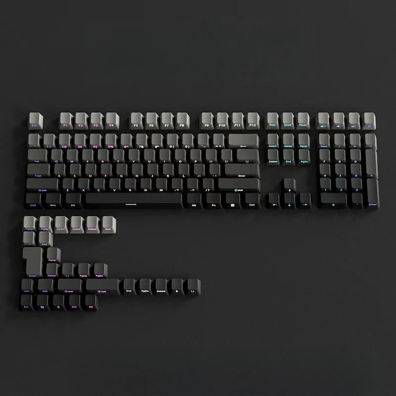 

Dust polar day side engraved keycap transparent keycap PBT magnetic axis height adaptation original height 130