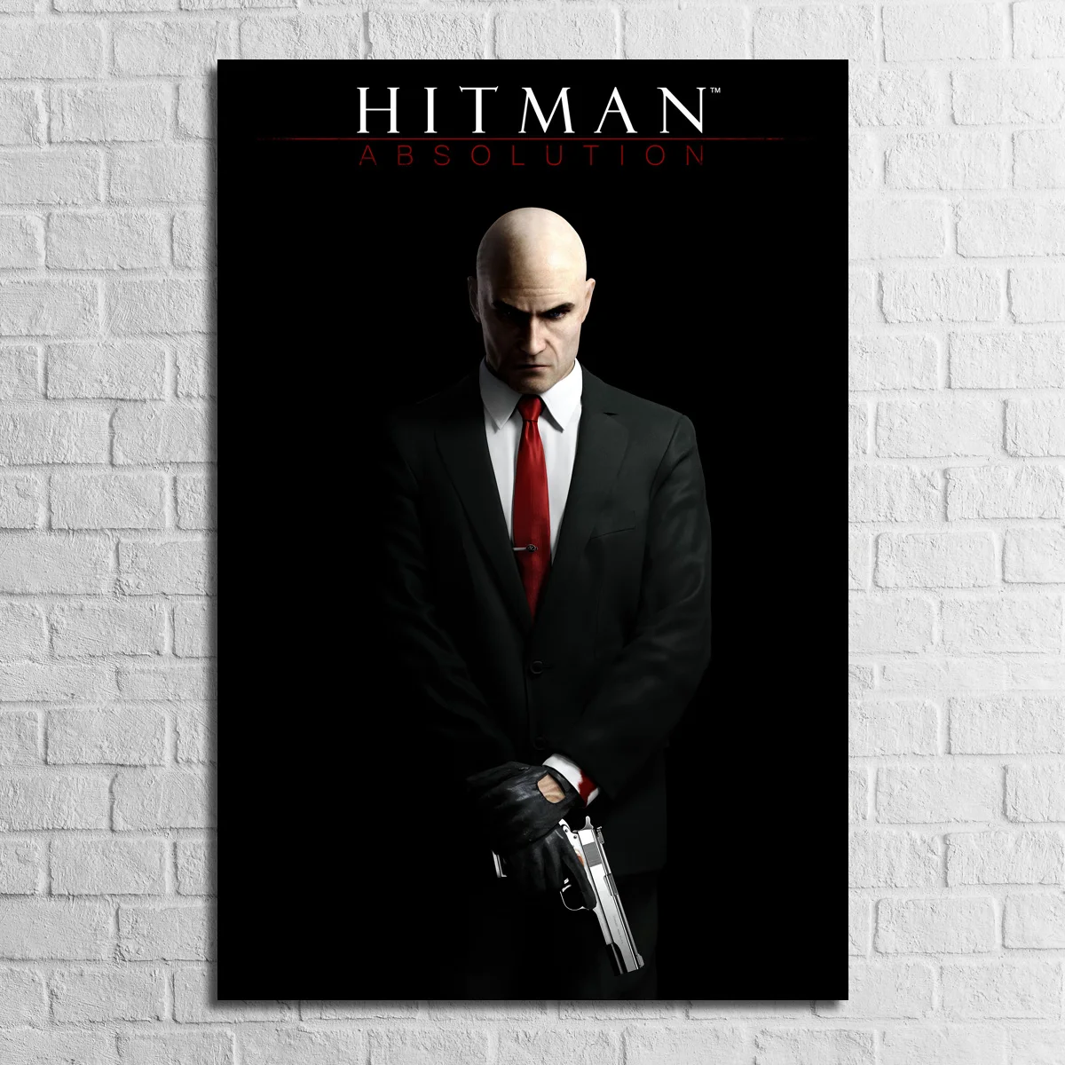 Hitman 47 Absolution Video Game Posters and Prints Canvas Painting Modern Wall Art For Home Living Room Decor