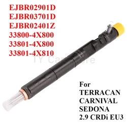 EJBR02901D New Diesel Fuel Injector for Hyundai Terracan KIA Carnival Sedona 2.9 CRDI 120KW / 163 PS 33800-4X800