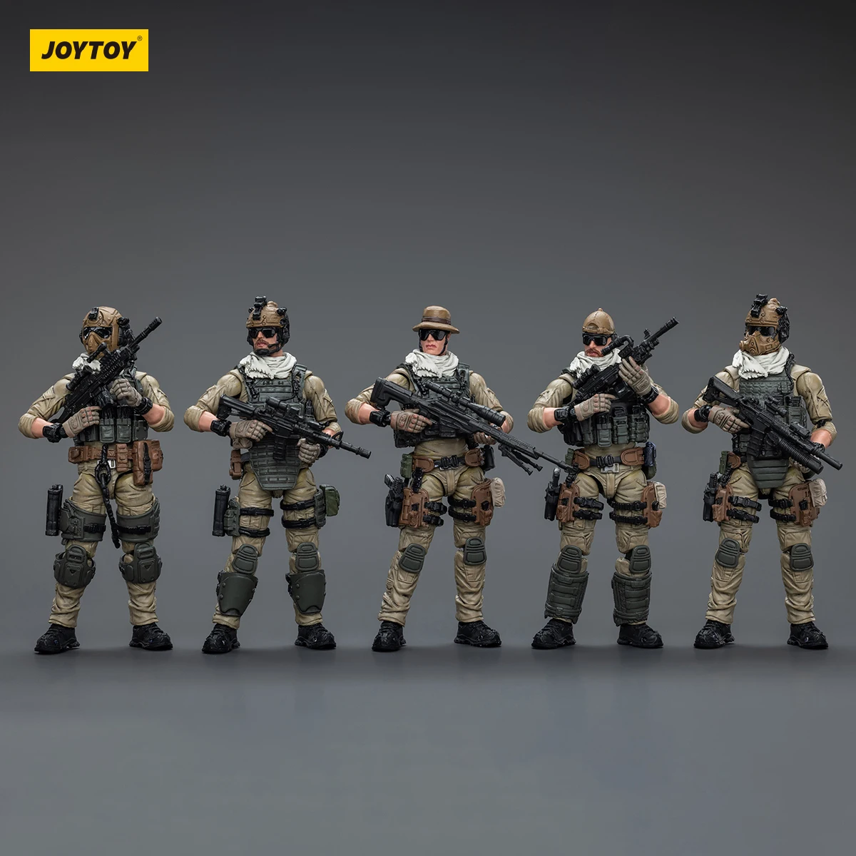 Joytoy-figura de Anime del ejército de EE. UU., articulaciones de asalto Delta, modelo móvil, escadrón, Breacher de francotirador, soporte, ametralladora, juguete de figura de acción