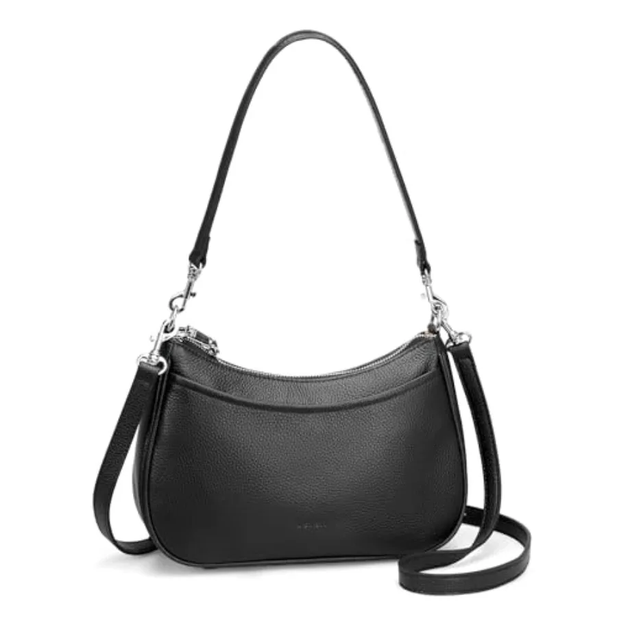 

Genuine Leather Crossbody Bags for Women Anti Theft Shoulder Purse Trendy Hobo Bag with RFID Womens Handbag Purse