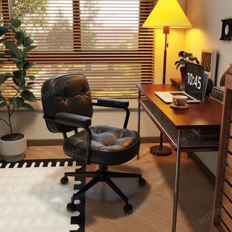 Computer Chair, Learning Office, Lifting and Rotating Backrest Seat